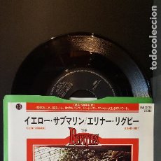 Discos de vinilo: THE BEATLES YELLOW SUBMARINE / ELEANOR RIGBY SINGLE JAPON 1977 PEPETO TOP. Lote 283845818