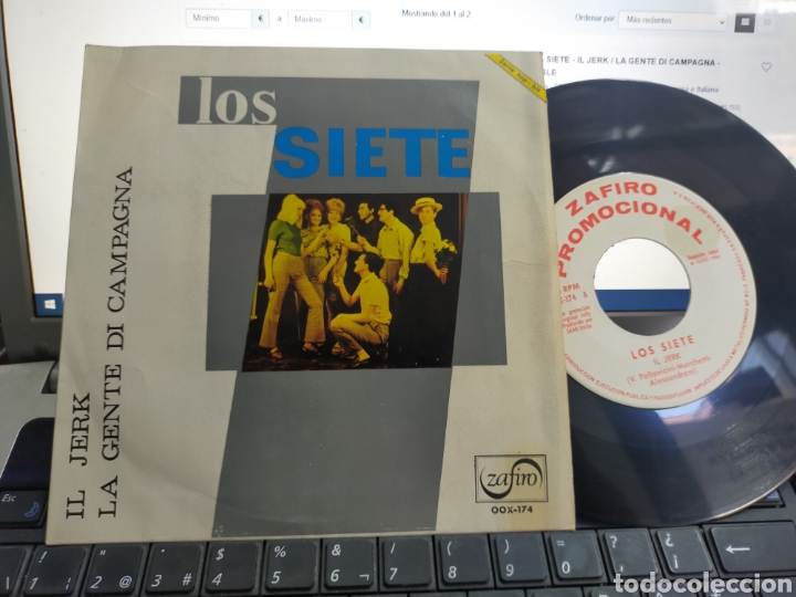 Dischi in vinile: Los siete single promocional il jerk Espa&ntilde;a 1966