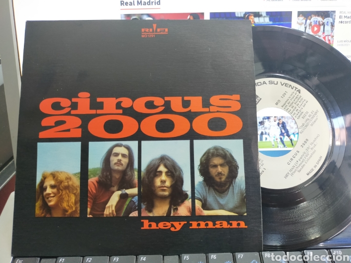 Dischi in vinile: Circus 2000 single promocional hey man Espa&ntilde;a 1972 en perfecto estado