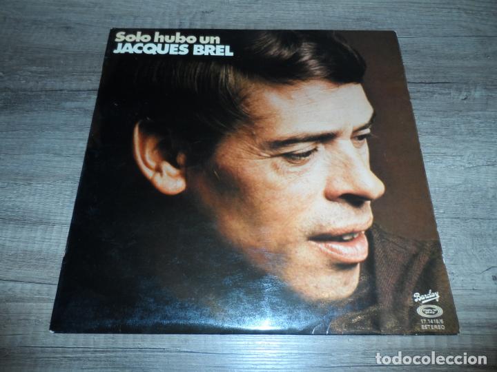 Discos de vinilo: Jacques Brel &lrm;&ndash; Solo Hubo Un Jacques Brel - Foto 1