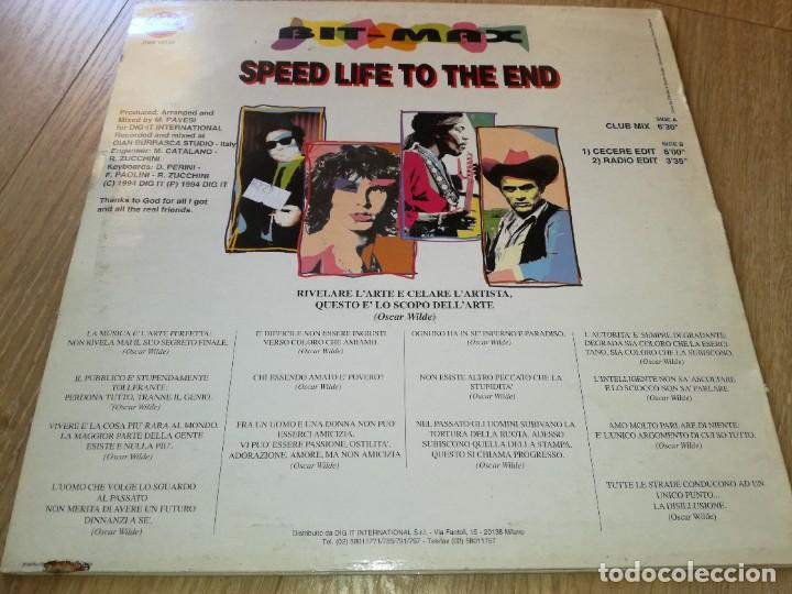 Discos de vinilo: BIT MAX SPEED LIFE TO THE END - Foto 2