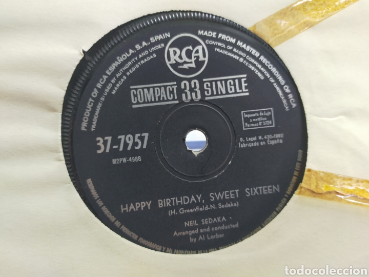Discos de vinilo: Dont lead me on single Espa&ntilde;a 1962 - Foto 2