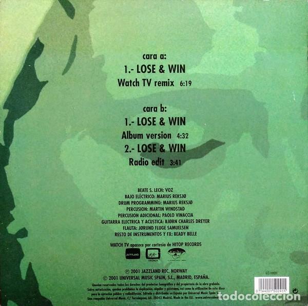 Discos de vinilo: Beady Belle &ndash; Lose & Win-SPAIN-MAXI SINGLE-2001-MAXI SINGLE - Foto 2