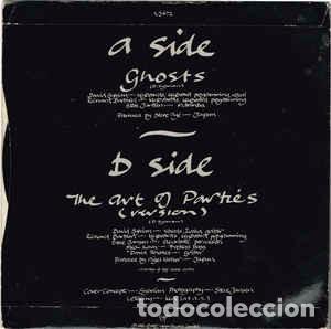 Discos de vinilo: Japan - Ghosts (7&rdquo;, Single) Label:Virgin Cat#: VS472 - Foto 2