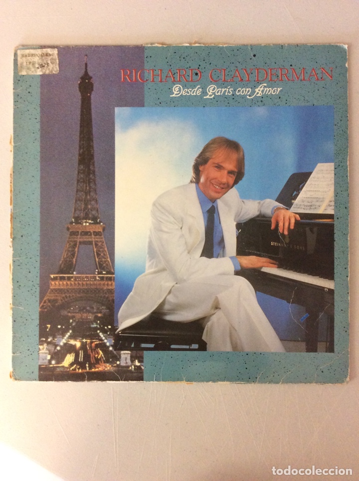 Discos de vinilo: Richard Clayderman. Desde Paris con amor - Foto 1