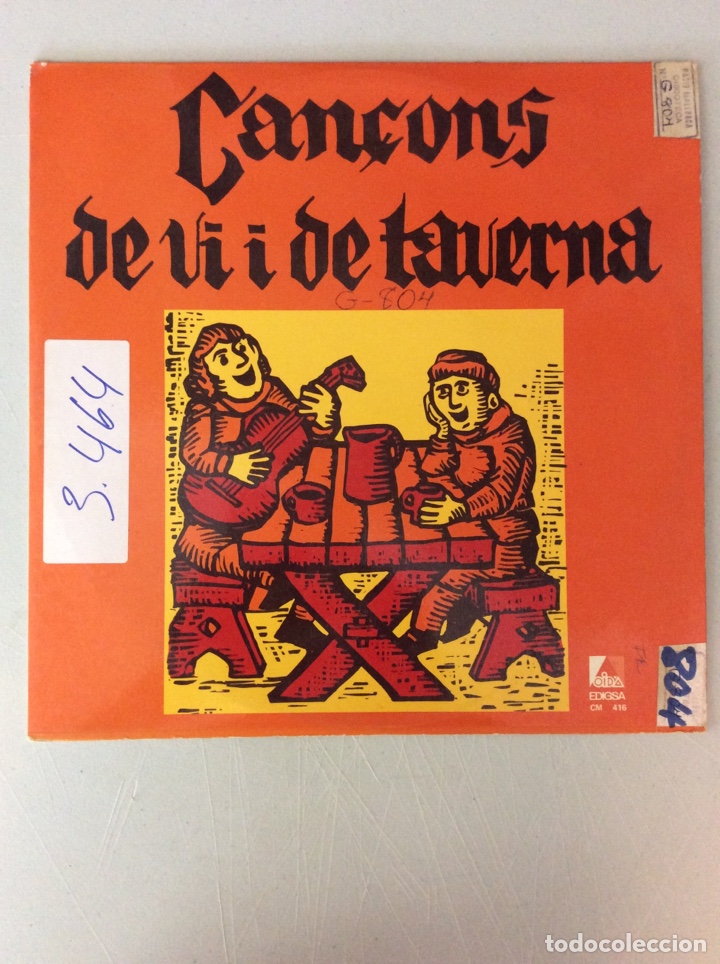 Vinyl-Schallplatten: Can&ccedil;ons de vi i de taberna.
