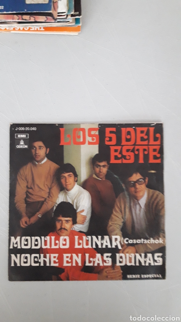 Discos de vinilo: LOS 5 DEL ESTE. M&Oacute;DULO LUNAR. NOCHE EN LAS DUNAS - Foto 1