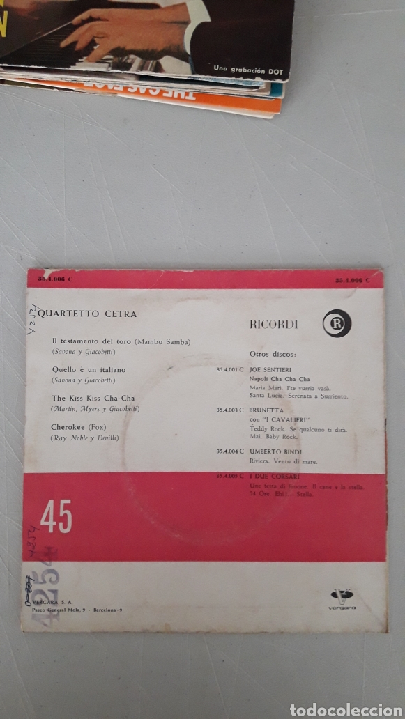 Discos de vinilo: QUARTETTO CETRA. CUARTETO CETRA. IL TESTAMENTO DEL TORO - Foto 2