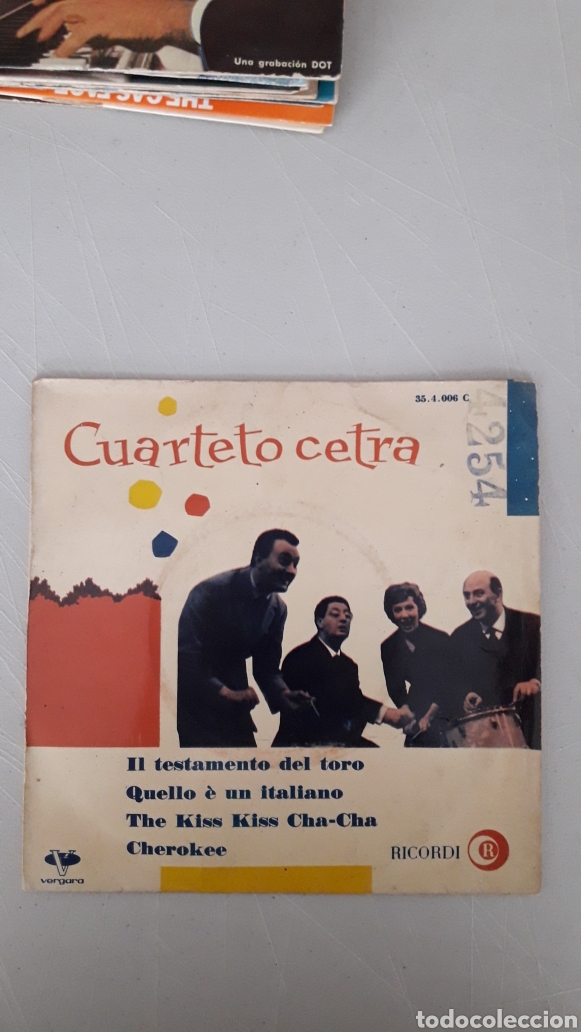 Discos de vinilo: QUARTETTO CETRA. CUARTETO CETRA. IL TESTAMENTO DEL TORO - Foto 1