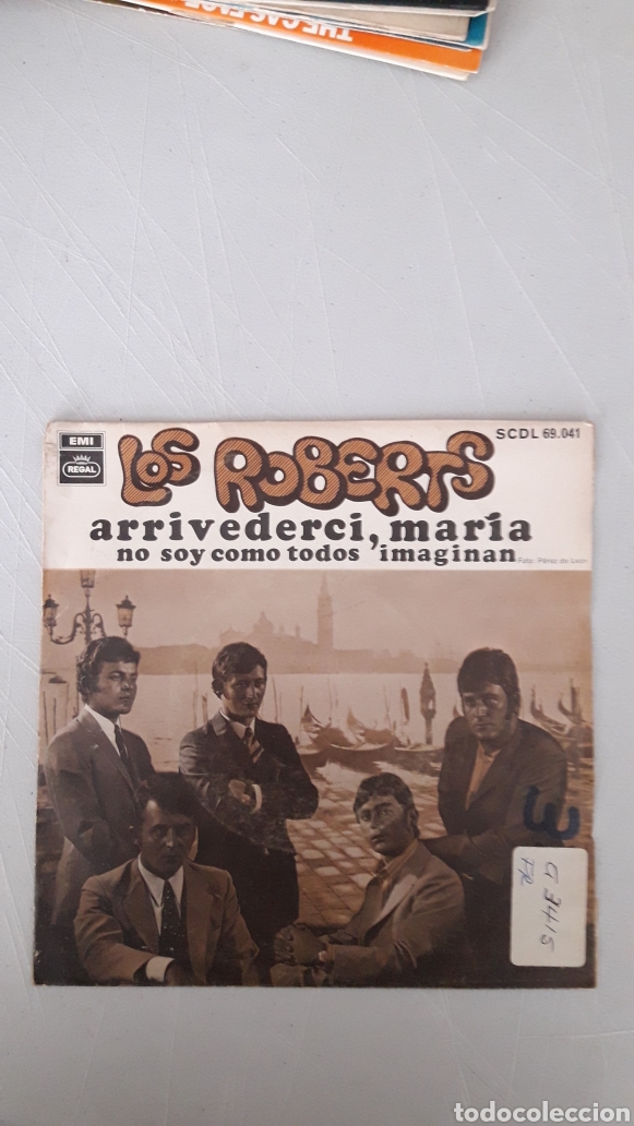 Discos de vinilo: LOS ROBERTS. ARRIVEDERCI, MARIA - Foto 1