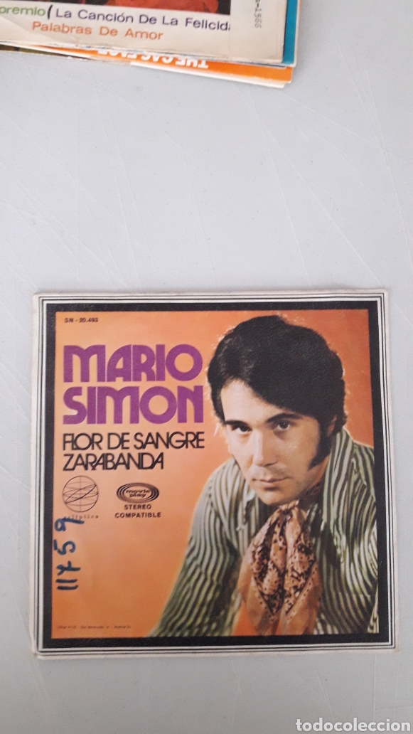 Discos de vinilo: MARIO SIM&Oacute;N. FLOR DE SANGRE - Foto 2