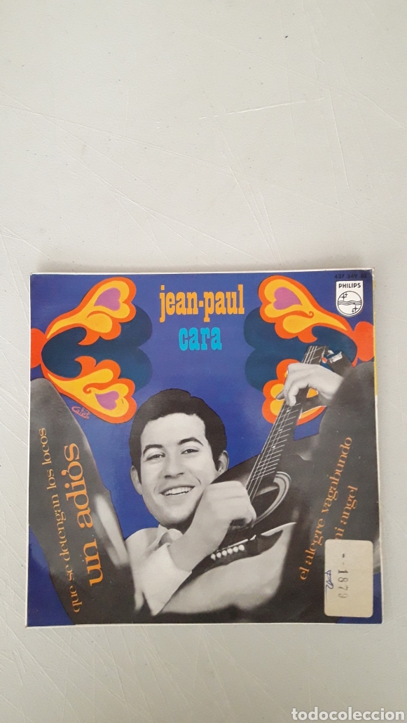 Discos de vinilo: JEAN-PAUL CARA. UN ADI&Oacute;S - Foto 1