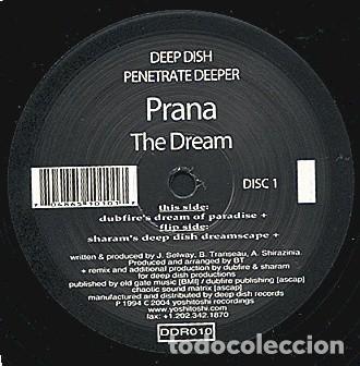 Discos de vinilo: Prana &ndash; The Dream-USA-2004-MAXI SINGLE - Foto 2