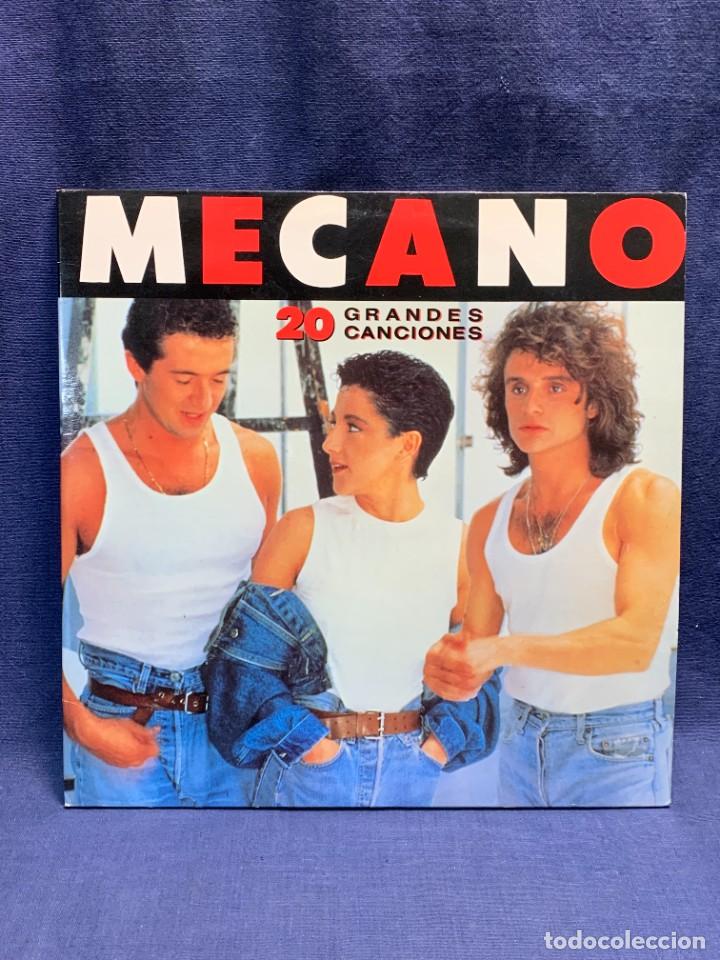 DISCO MECANO 33RPM 20 GRANDES CANCIONES COMPLETO 2 DISCOS ALBUM 1989 CBS 31X31CMS (Música - Discos - LP Vinilo - Grupos Españoles de los 90 a la actualidad)