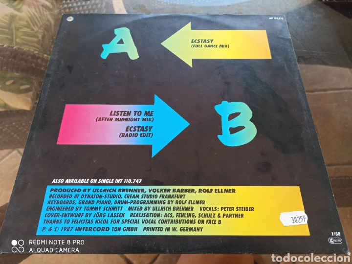Discos de vinilo: System X - Ecstasy (12&rdquo;, Maxi, Cle) - Foto 2