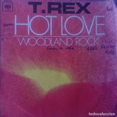 Discos de vinilo: T REX - HOT LOVE-WOODLAND ROCK. Lote 284163613