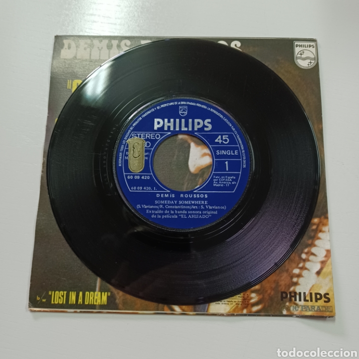 Discos de vinilo: DEMIS ROUSSOS - SOMEDAY, SOMEWHERE - Foto 3