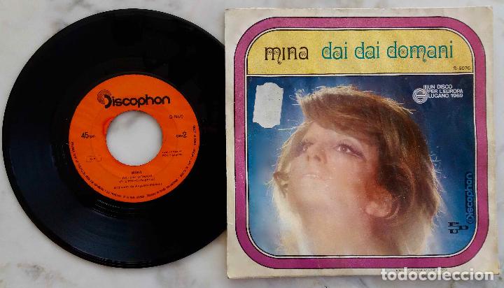 Discos de vinilo: MINA NON CREDERE, SINGLE ESPA&Ntilde;A A&Ntilde;O 1969 - Foto 2