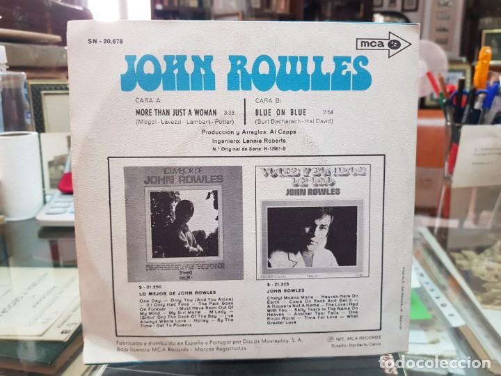 Discos de vinilo: SINGLE JOHN ROWLES UN PAYASO LOCO MCA - Foto 2