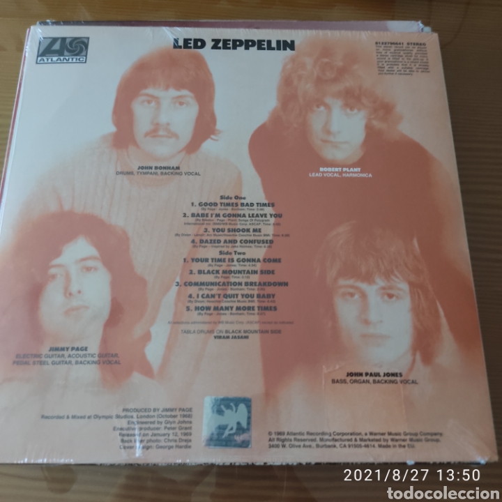 Discos de vinilo: Precintado!! Disco de Vinilo (LP) - Led Zeppelin &rdquo;Led Zeppelin&rdquo; - Foto 2