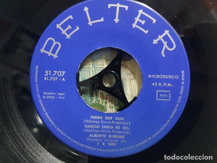Discos de vinilo: Alberto Ribeiro - EP - 4 temas - 1966 - Belter - Foto 2