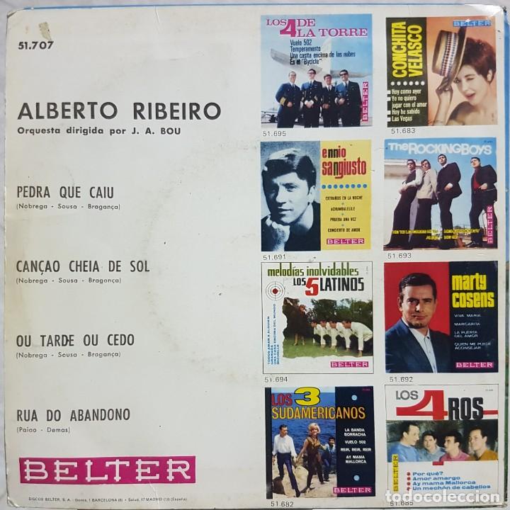 Discos de vinilo: Alberto Ribeiro - EP - 4 temas - 1966 - Belter - Foto 3