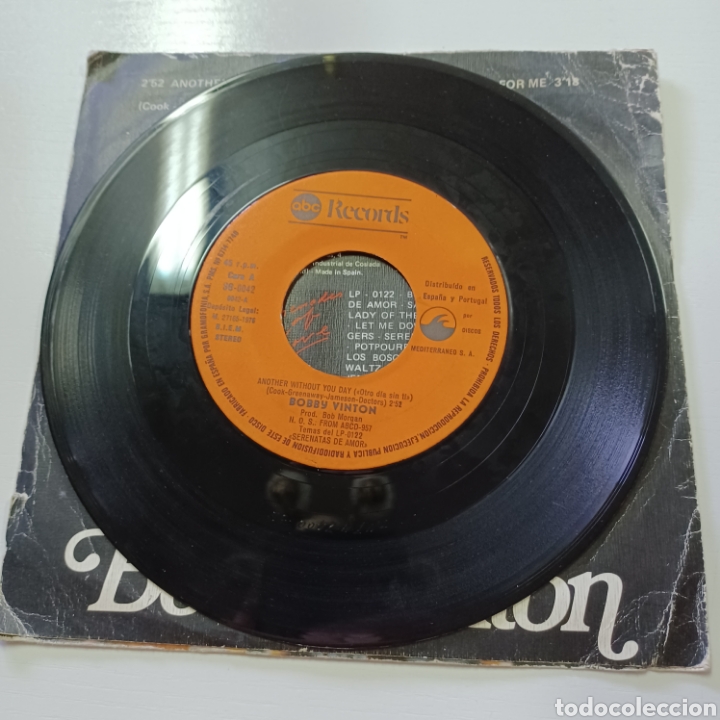 Discos de vinilo: BOBBY VINTON 1976 ABC MEDITERRANEO - Foto 3