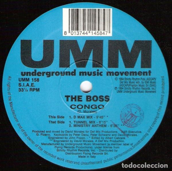 Discos de vinilo: The Boss &ndash; Congo-ITALY-1994-MAXI SINGLE - Foto 1