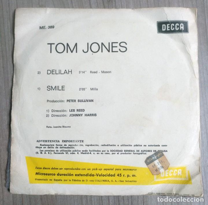 Discos de vinilo: Musica, disco vinilo single, Tom Jones - Decca - Foto 3