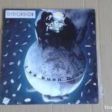Discos de vinilo: DISTORSION - ¡ KE BUEN DIOS ! LP 1988 PUNK ROCK. Lote 284371628
