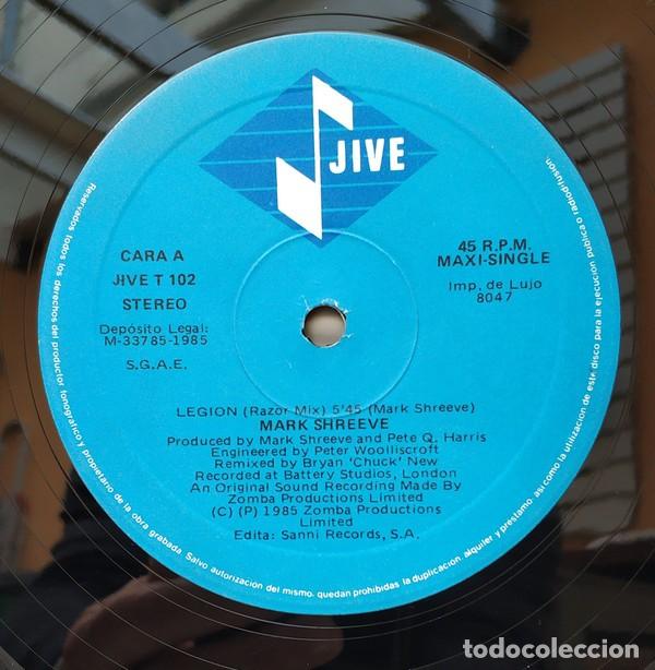 Discos de vinilo: Mark Shreeve &ndash; Legion-SPAIN-1985-MAXI SINGLE - Foto 2