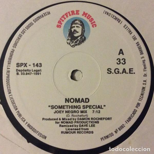 Discos de vinilo: NOMAD * Maxi vinilo * Something Special * 1991 - Foto 2
