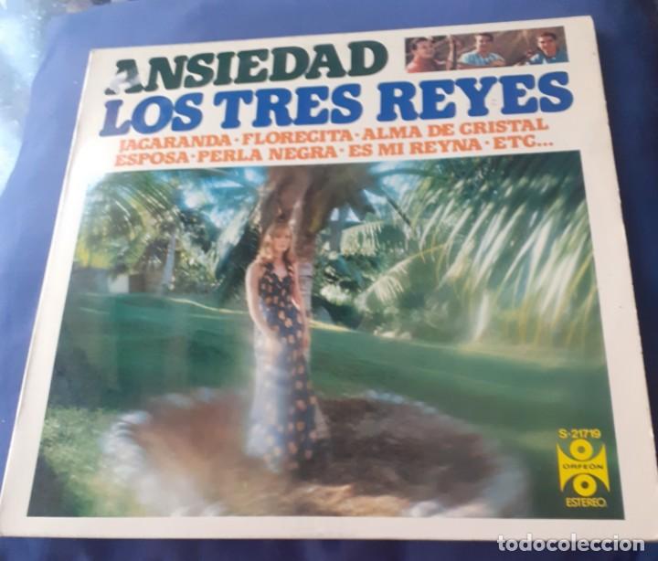 Discos de vinilo: LP de los Tres Reyes Ansiedad de 1976 - Foto 1