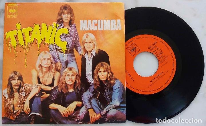 Discos de vinilo: TITANIC, MACUMBA. SINGLE ORIGINAL ESPA&Ntilde;A 1974 - Foto 1
