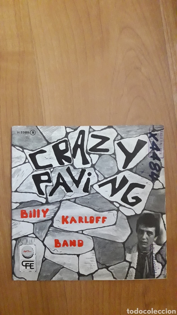 Discos de vinilo: BILLY KARLOFF BAND. CRAZY PAVING - Foto 1