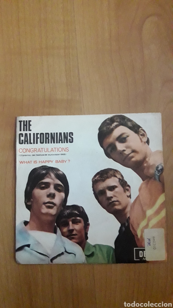 Discos de vinilo: THE CALIFORNIANS. CONGRATULATIONS - Foto 1