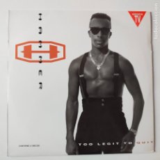 Discos de vinilo: MC HAMMER- TOO LEGIT TO QUIT- SPAIN 2 LP 1991- VINILOS COMO NUEVOS.. Lote 284557043