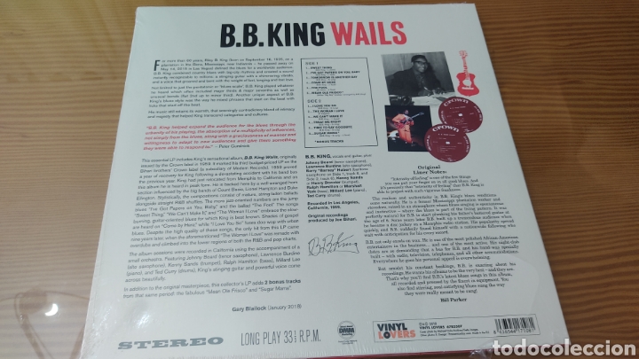 Discos de vinilo: Precintado ! Disco vinilo LP B.B. King &rdquo;Walls&rdquo; - Foto 2