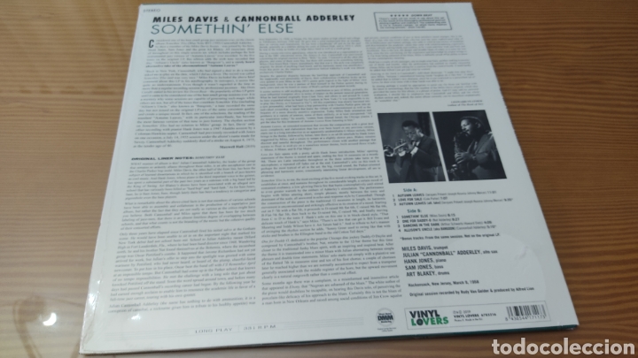 Discos de vinilo: Precintado ! Disco vinilo LP Miles Davis &rdquo;Cannonball Adderley&rdquo; - Foto 2