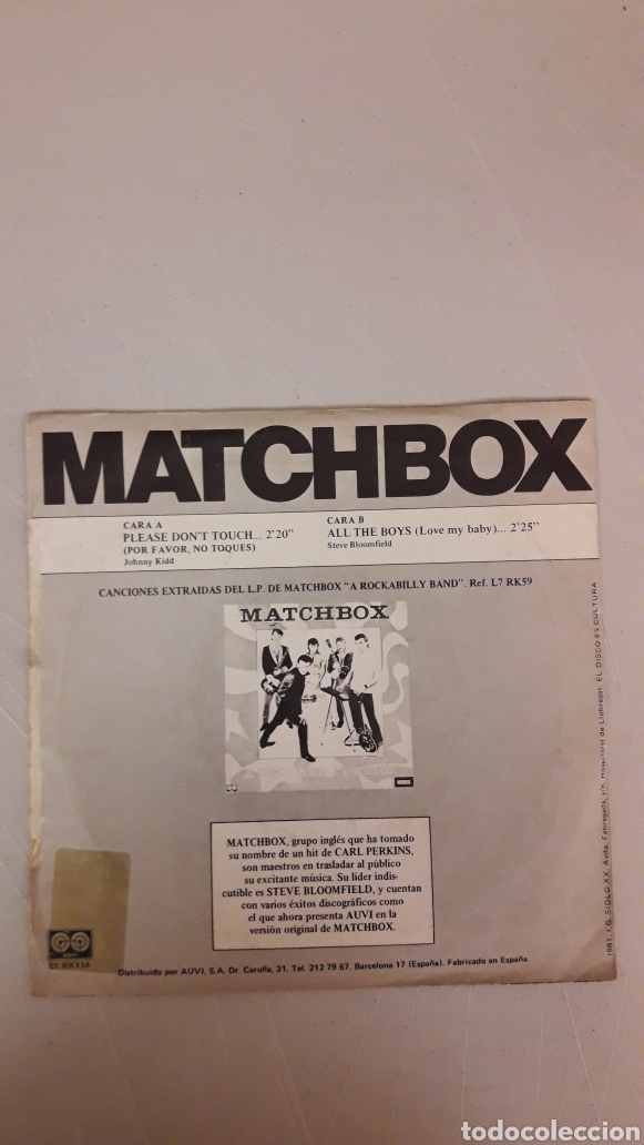 Discos de vinilo: MATCHBOX. PLEASE DONT TOUCH - Foto 2