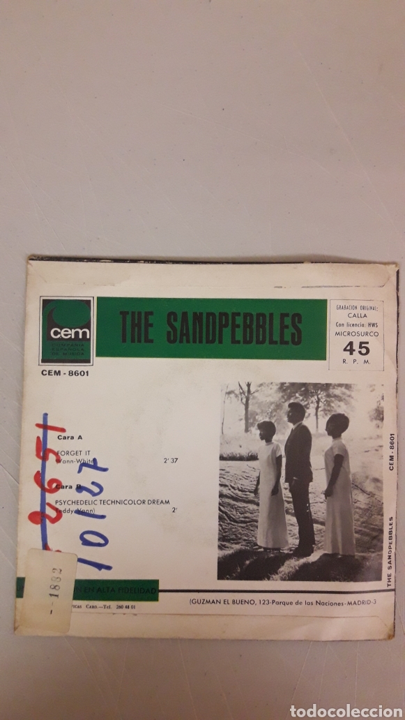 Discos de vinilo: THE SANDPEBBLES. FORGET IT - Foto 2