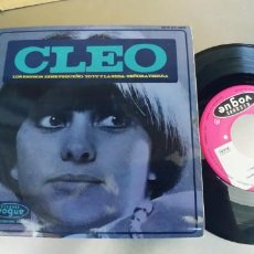 Discos de vinilo: CLEO-EP LOS FAUNOS +3-PEQUEÑO CORTE EN LATERAL IZDO. Lote 284564533