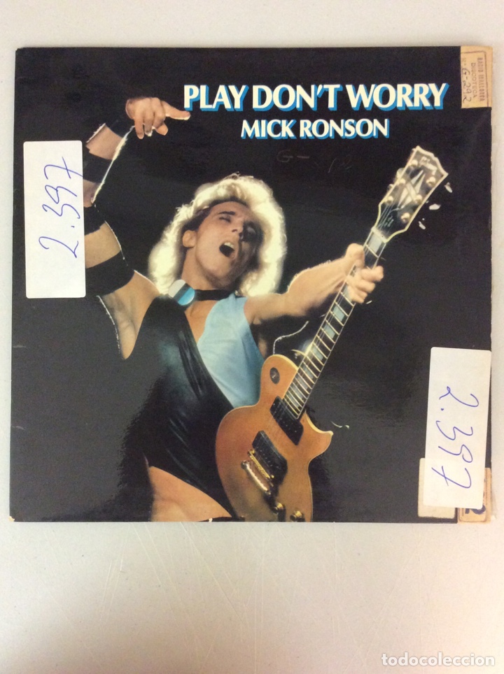 Discos de vinilo: Play don&rsquo;t worry. Mick Ronson - Foto 1