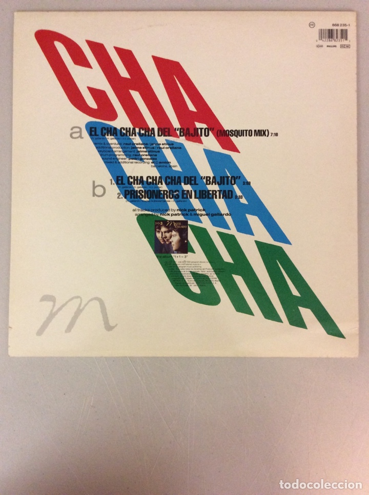 Discos de vinilo: Cha cha cha. Remix. Del &ldquo;bajito&rdquo; m - Foto 2