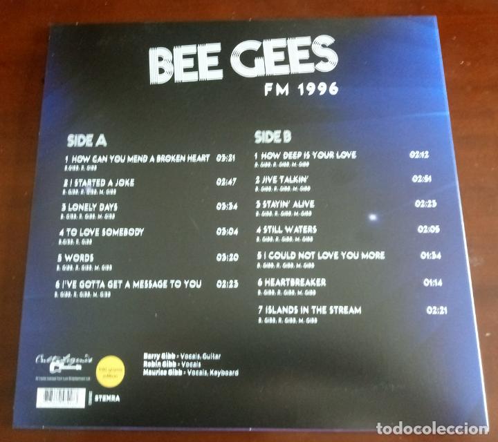 Discos de vinilo: BEE GEES - FM 1996 - LP - MBE - Foto 2