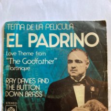 Discos de vinilo: RAY DAVIES AND THE BUTTON DOWN BRASS-LOVE THEME FROM THE GODFATHER-1972-RARA VERSION DE EL PADRINO. Lote 284628033