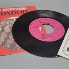 Discos de vinilo: DISCO SORPRESA FUNDADOR KARINA - LOS ANGELES - MIGUEL RIOS. Lote 284657128