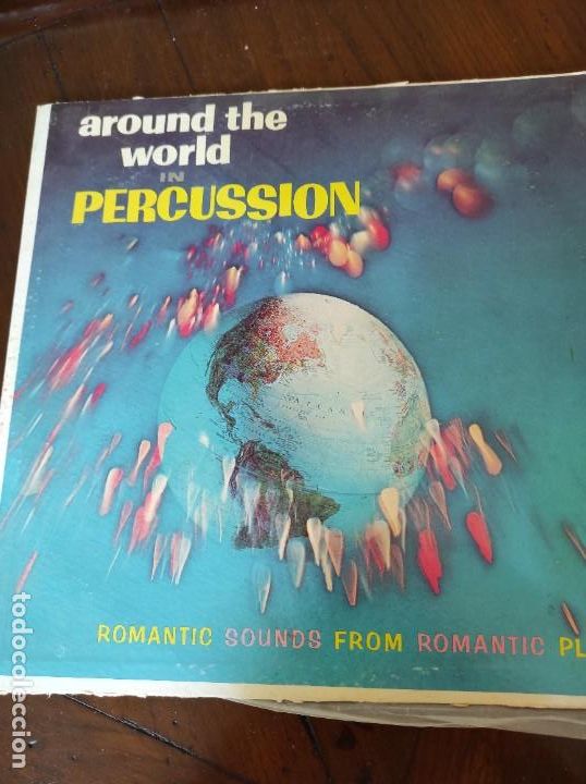 Discos de vinilo: Around the world on percussi&oacute;n - Foto 1