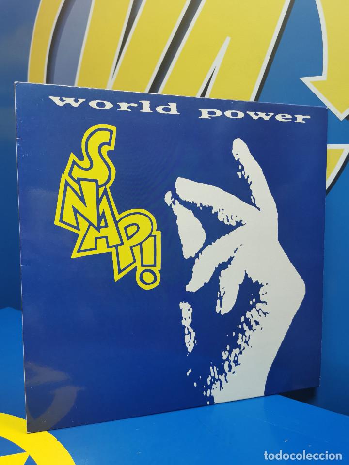 Discos de vinilo: Disco vinilo LP Snap! &ndash; World Power- 1990 - Foto 1