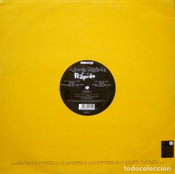 Discos de vinilo: Alma Matris &ndash; Rapido-ITALY-2003-MAXI SINGLE - Foto 2